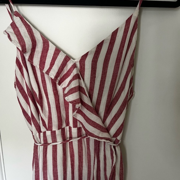 Rails Ariel Midi Dress - Red/White - Size M - Picture 3 of 6